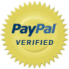 A yellow seal that says paypal verified.